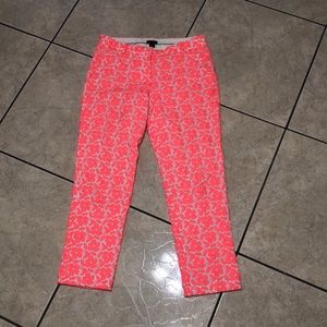 J. Crew Collection Cafe Capri in Embroidery Flora